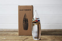 Load image into Gallery viewer, Galileo Thermometer Bullet Shaped Temperature Gauge Multicolored
