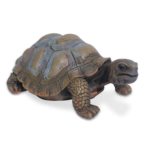 17cm long lifelike REALISTIC resin TORTOISE home ORNAMENT | suitable for INDOOR OR OUTOOR display