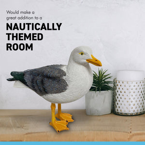 NAUTICAL THEME RESIN 22 CM SEAGULL | Seagull ornament