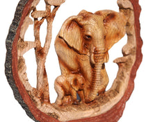 Load image into Gallery viewer, Eye catching free standing magnificent elephant and calf decorative ornament
