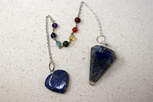 Load image into Gallery viewer, Orgone Faceted Lapis Chakra Ritual Therapy Pendulum
