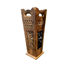 Load image into Gallery viewer, Classic Art Deco style wooden umbrella stand
