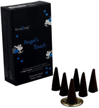 Load image into Gallery viewer, 3 Packs of Angels Touch bite incense 3 packs of 12 cones / 36 cones in total / Scented witches incense cones

