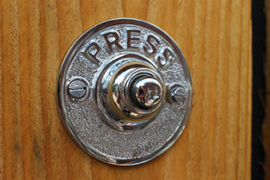 Solid Silver Door Bell Push Button