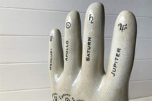 Load image into Gallery viewer, Large Ceramic Palmistry Hand Ornament Hand Chirology
