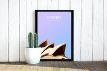 Load image into Gallery viewer, The Grand Sydney Opera House Modern Style Travel Print
