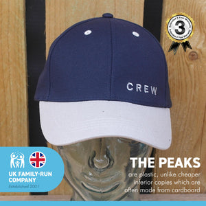 Adjustable CREW NAVY BLUE BASEBALL CAP | yachting cap