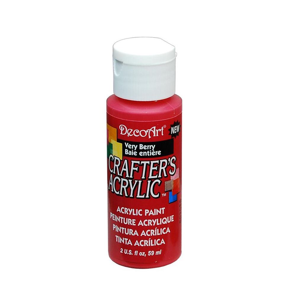 DecoArt Crafter's All Purpose Acrylic Paint 59ml - Very Berry