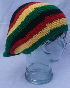 Baggy Rastafarian Rasta slouchy beanie hat
