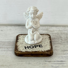 Load image into Gallery viewer, CERAMIC HOPE CHERUB ANGEL ORNAMENT | Fairy ornaments | Cherub figurine for your home
