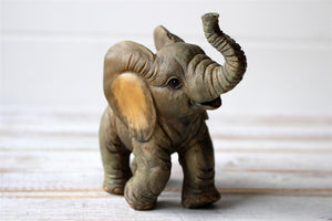Free Standing Graceful Small Elephant Decorative Ornament