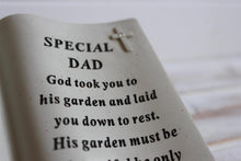 Load image into Gallery viewer, Praying Hands Special Dad Memorial Outdoor Diamante Ornament
