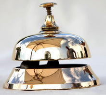 Load image into Gallery viewer, Traditional style brass reception bell
