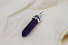 Load image into Gallery viewer, Fluorite DT Crystal Point Ritual Therapy Pendant
