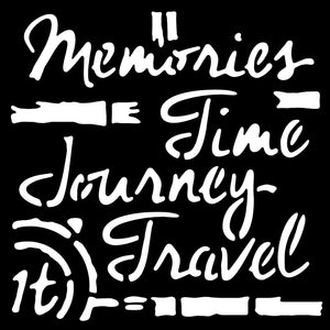 Woodware Craft Collection Stencils Time Travel FRST020