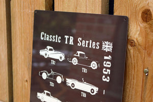 Classic TR Series 1953 - 1981 Metal Wall Hanging Sign