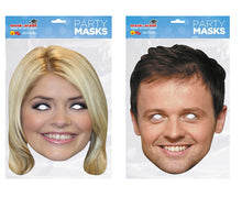 Load image into Gallery viewer, Holly Willoughby and Declan Donnelly 2018 I&#39;m Celebrity Presenters Masks
