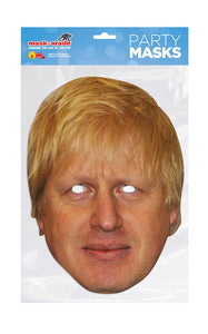 Theresa May and Boris Johnson Politicians Face Masks