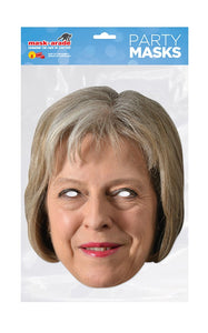 Theresa May and Boris Johnson Politicians Face Masks