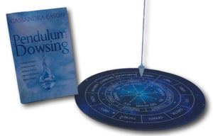 Opalite cone pendulum, pendulum board and guidebook