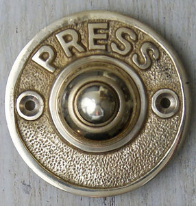 Solid Brass Door Bell Push Button