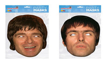 Load image into Gallery viewer, Liam and Noel Gallagher Oasis Face Masks
