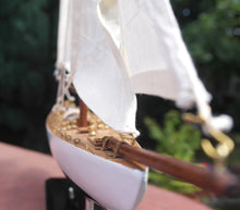 Load image into Gallery viewer, Authentic Americas Cup Columbia model yacht boat
