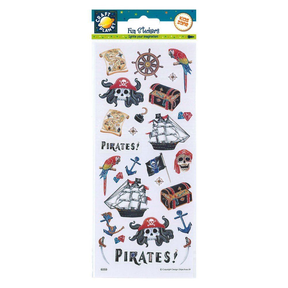 Craft Planet CPT 6561064 Pirates Stickers