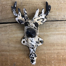 Load image into Gallery viewer, Cast Iron Handmade Deer Head Hook
