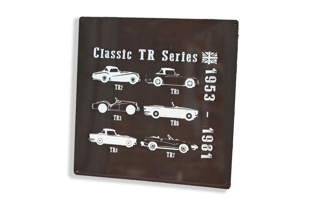 Classic TR Series 1953 - 1981 Metal Wall Hanging Sign
