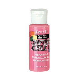 DecoArt Crafter's All Purpose Acrylic Paint 59ml - Party Pink