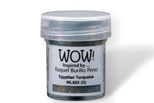 Load image into Gallery viewer, Wow! Glitter Embossing Glitter 15ml | EGYPTIAN TURQUOISE | Free your creativity and give your embossing sparkle
