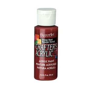 DecoArt Crafter's All Purpose Acrylic Paint 59ml - Deep Red