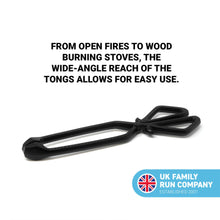Load image into Gallery viewer, Heavy Duty Cast Iron Log Coal Tongs | Fireside | Fireplace
