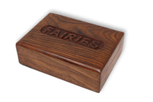 Load image into Gallery viewer, Fairies Tarot Carved Wood Treasure Chest Trinket Box
