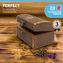 Load image into Gallery viewer, Great fun &quot;Real&quot; wooden treasure chest money box
