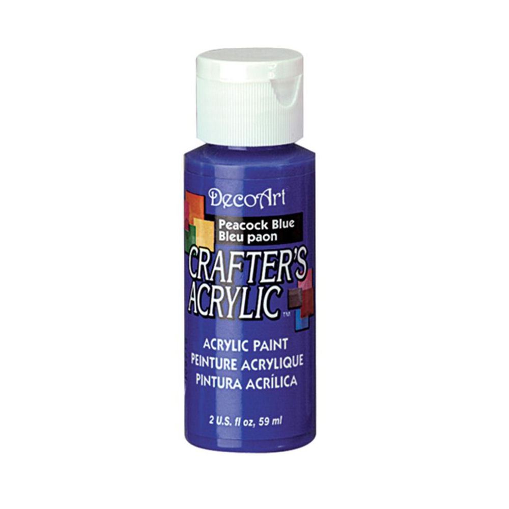 DecoArt Crafter's All Purpose Acrylic Paint 59ml - Peacock Blue