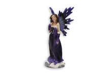 Load image into Gallery viewer, Set of three Sisters of Winter cast in finest resin Fairy Figurines | ornament | fantasy | angels |10cm high | with beautiful wings
