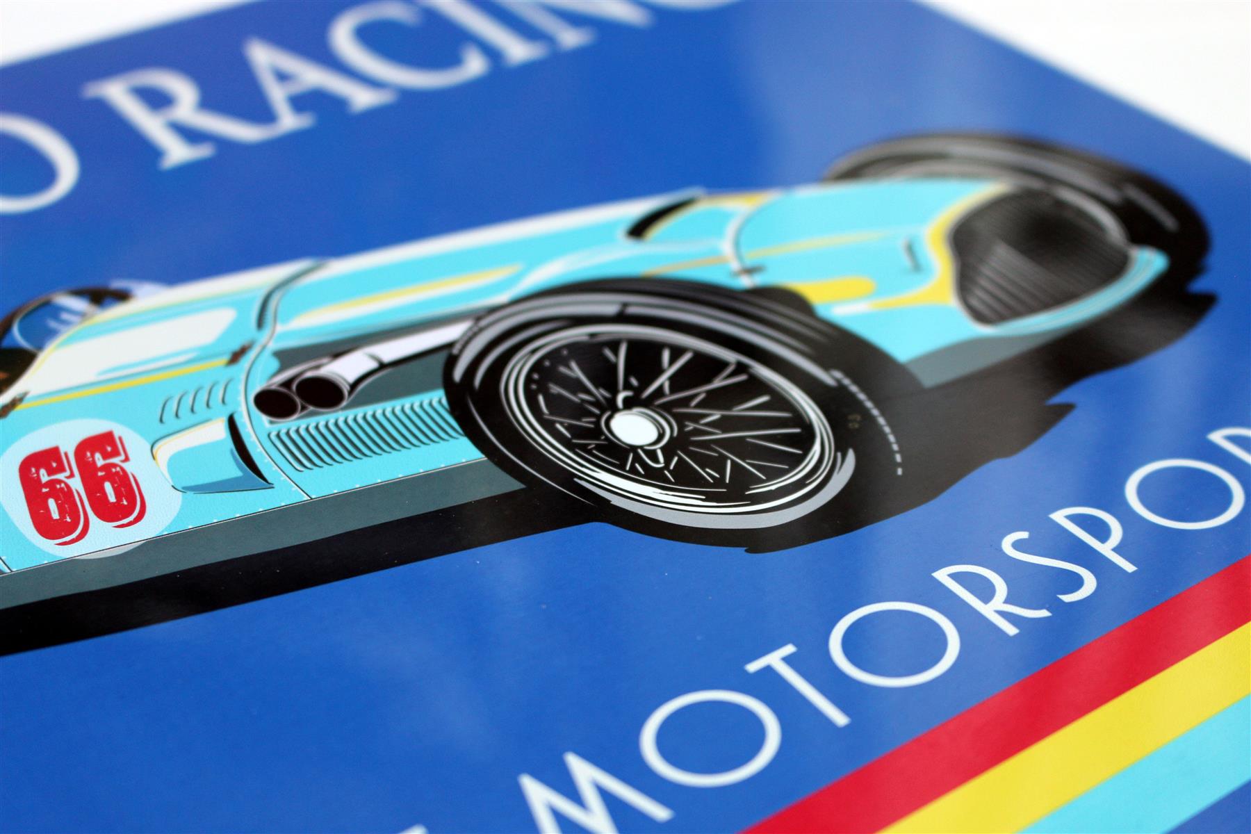 Retro Racing Vintage Motorsport Metal Wall Hanging Sign – Thorness.co.uk