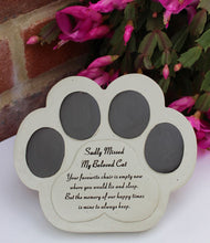 Load image into Gallery viewer, Free Standing Beloved Cat Memorial Plaque with inspirational Verse
