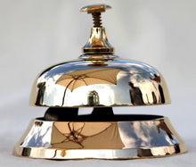 Load image into Gallery viewer, Traditional style brass reception bell
