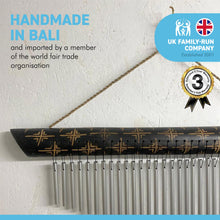 Load image into Gallery viewer, Large fair trade 30 note musical Wind Chimes made in Bali Large fair trade 30 note musical Wind Chimes made in Bali
