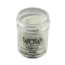 Load image into Gallery viewer, Wow! Trio Vintage Glitter Embossing Glitter Powder set 3 x 15ml | VINTAGE JADE VINTAGE ROMANCE AND VINTAGE CANDY CANE | Free your creativity and give your embossing sparkle
