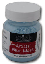 Load image into Gallery viewer, Set of three Frisk Masking Fluid Brushes with 60ml Blue Masking Fluid
