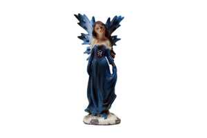 Set of three Sisters of Winter cast in finest resin Fairy Figurines | ornament | fantasy | angels |10cm high | with beautiful wings