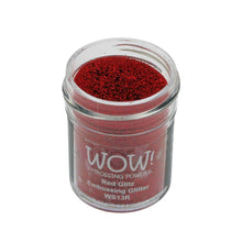 Load image into Gallery viewer, Wow Christmas Glitz Glitter Embossing Powder set Includes 3 x 15ml pots  WHITE, GREEN AND RED GLITZ | Free your creativity and give your embossing sparkle.
