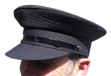 Load image into Gallery viewer, Grey chauffeur style hat - Size 60cm
