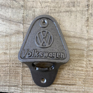 Volkswagon Cast Iron wall mounted Bottle Opener and wall plaque