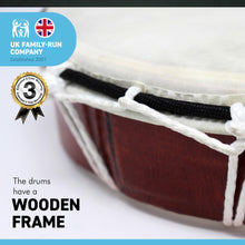 Load image into Gallery viewer, 32cm diameter Shamanic Sami hand drum with wooden beater
