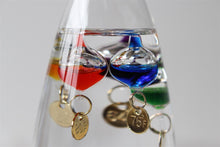 Load image into Gallery viewer, Galileo Thermometer Bullet Shaped Temperature Gauge Multicolored
